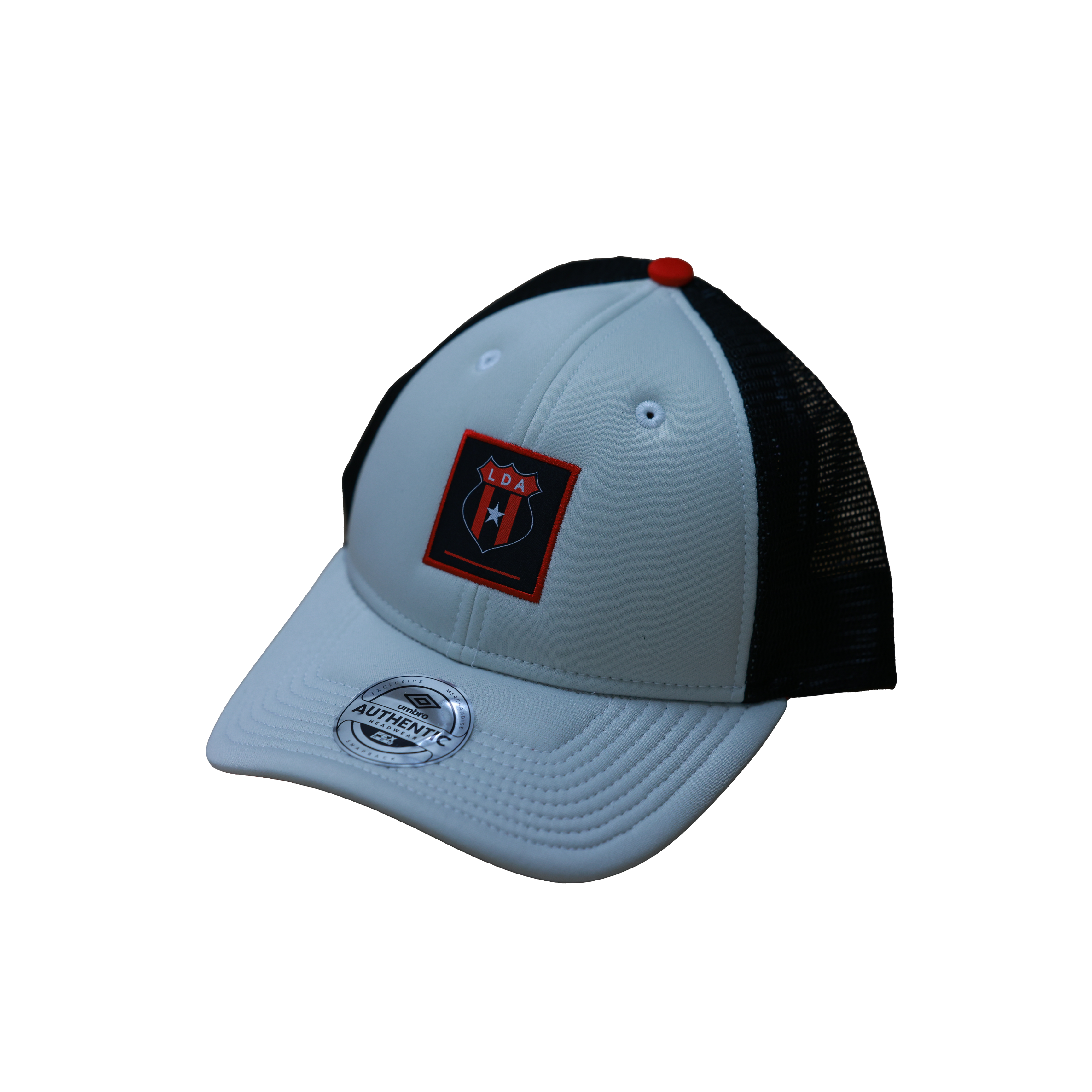 GORRA BLANCA CON GRIS 23