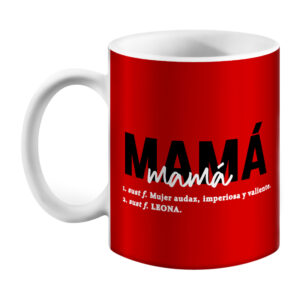 TAZA SUBLIMADA MAMÁ LEONA